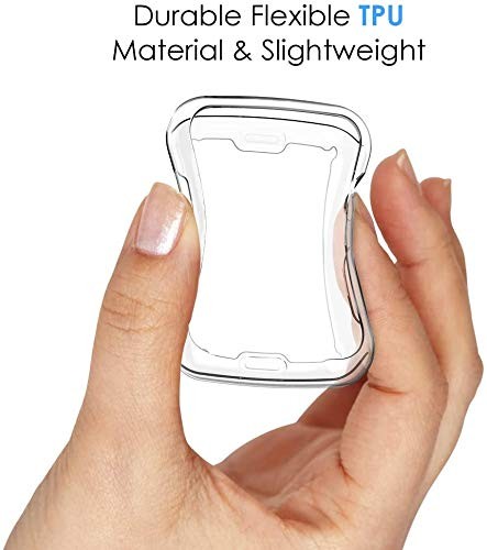 2PACK Soft Screen Protector Case Compatible with 40mm-Series4/5/6/SE Clear