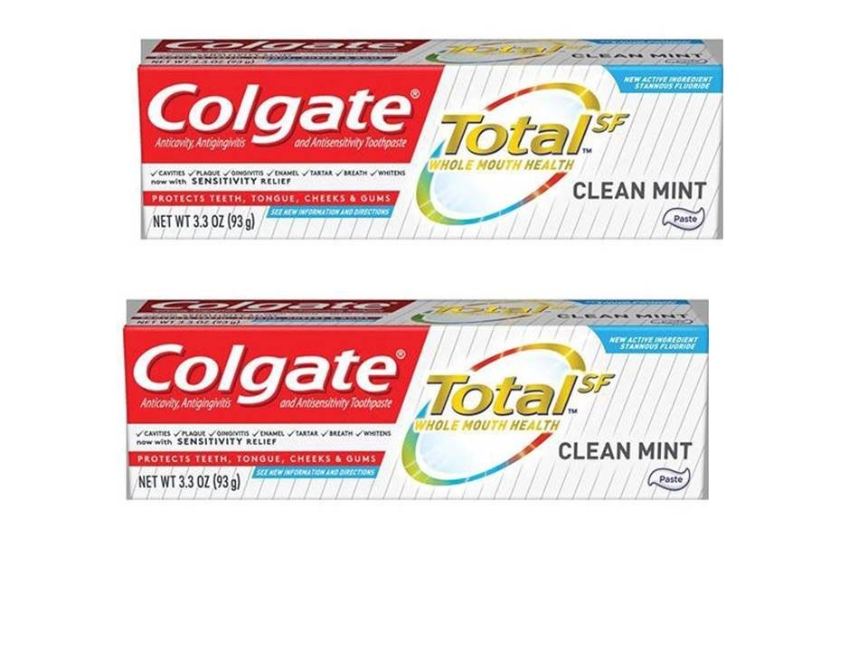 Colgate Total Active Prevention Toothpaste – Clean Mint 3.3 OZ (Select Pack)