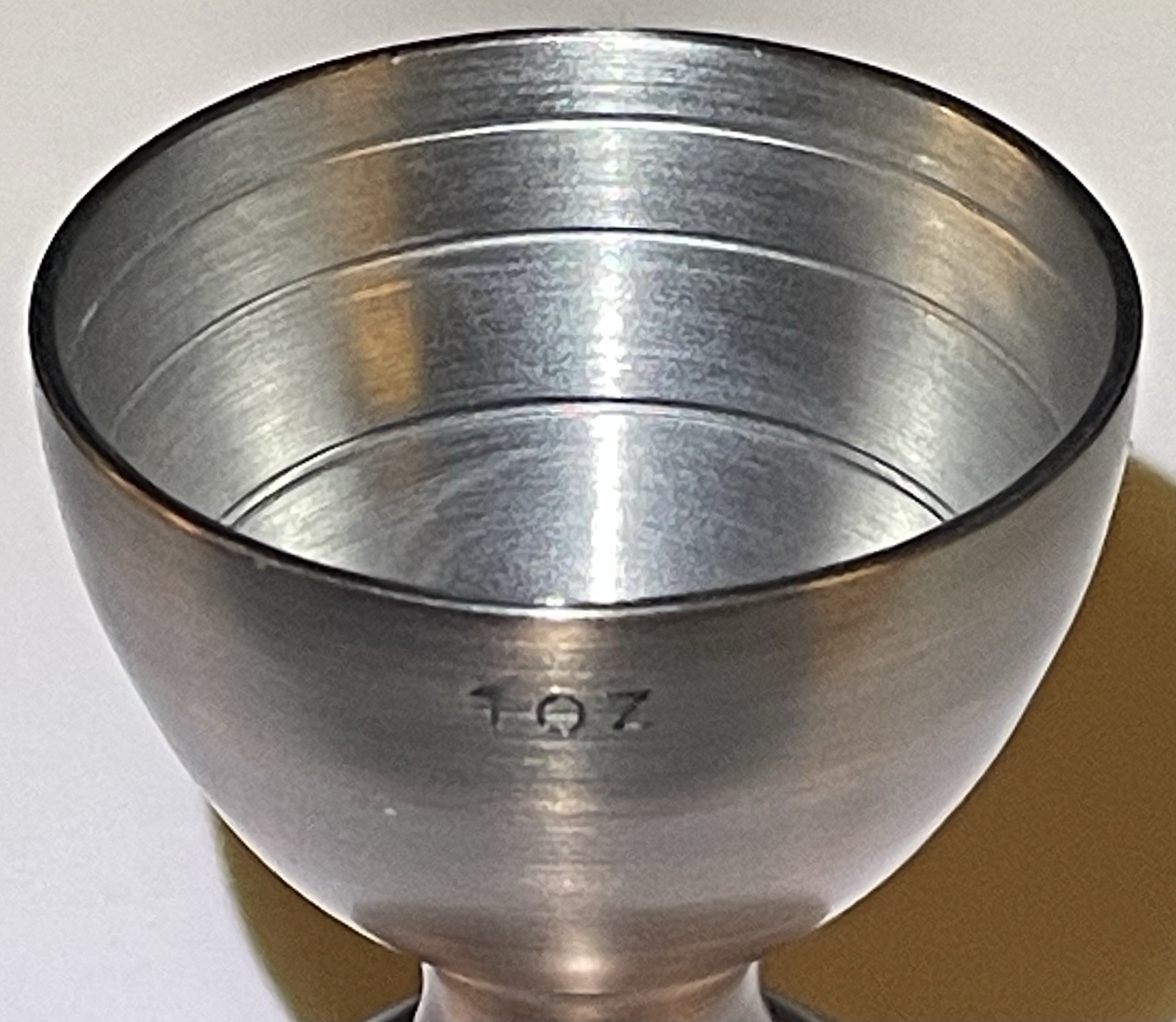 BARFLY Straight Rim Bell Jigger 1oz/2oz M37006ACP Stainless Steel Copper Plating