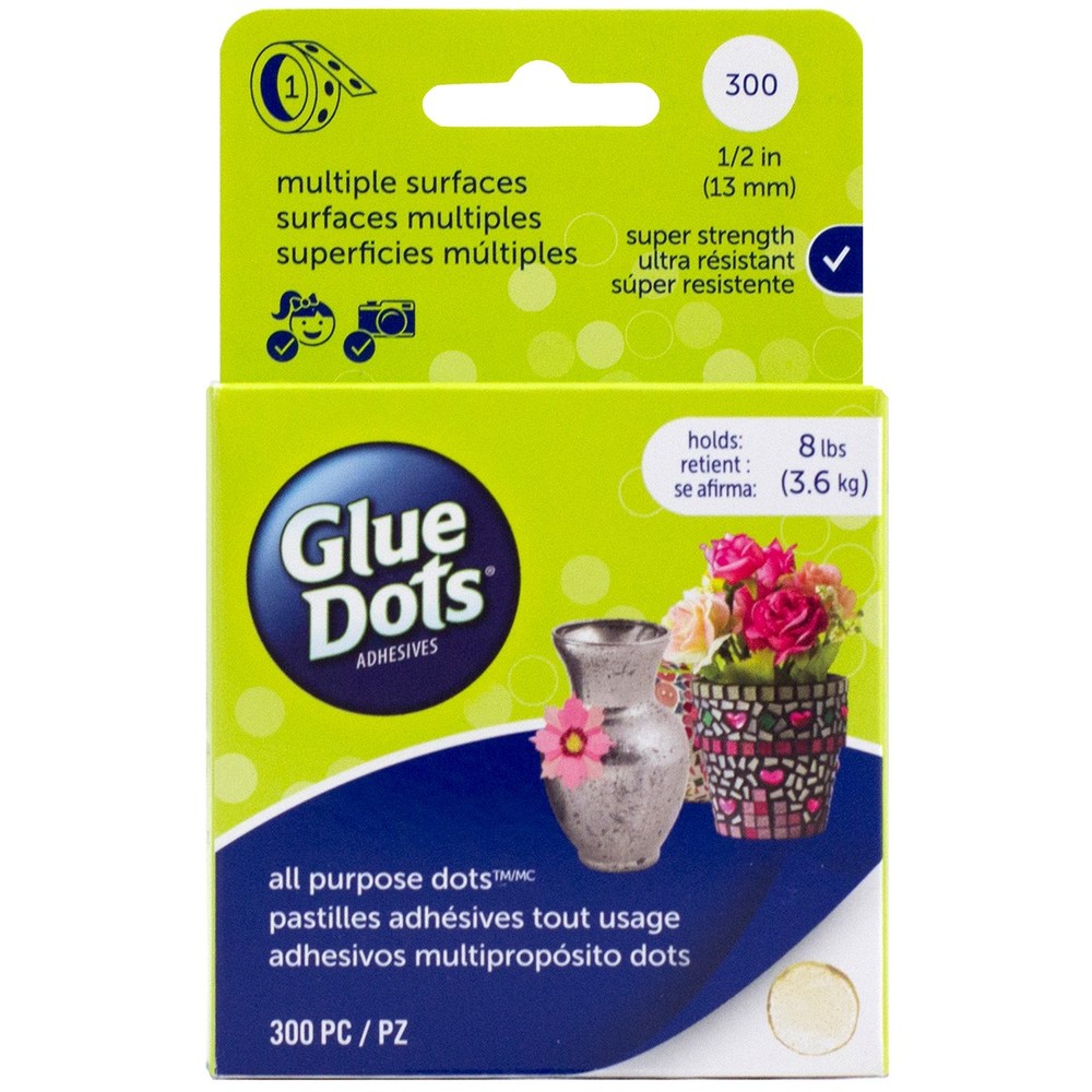 Glue Dots 35340 All Purpose Dots-300/Roll