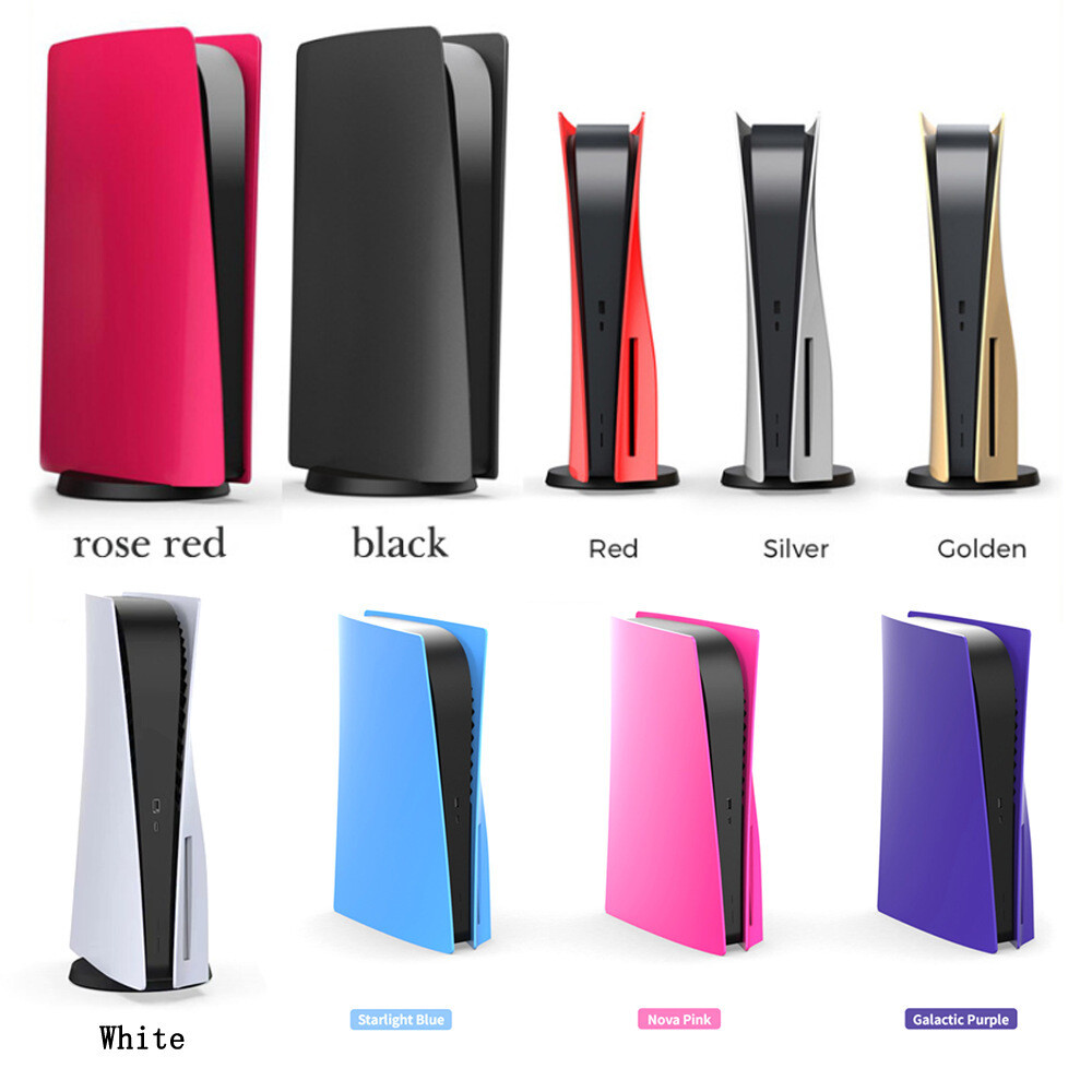 Faceplate Skin Compatible with PS5 Disk Console, Scratch Resistant Dustproof