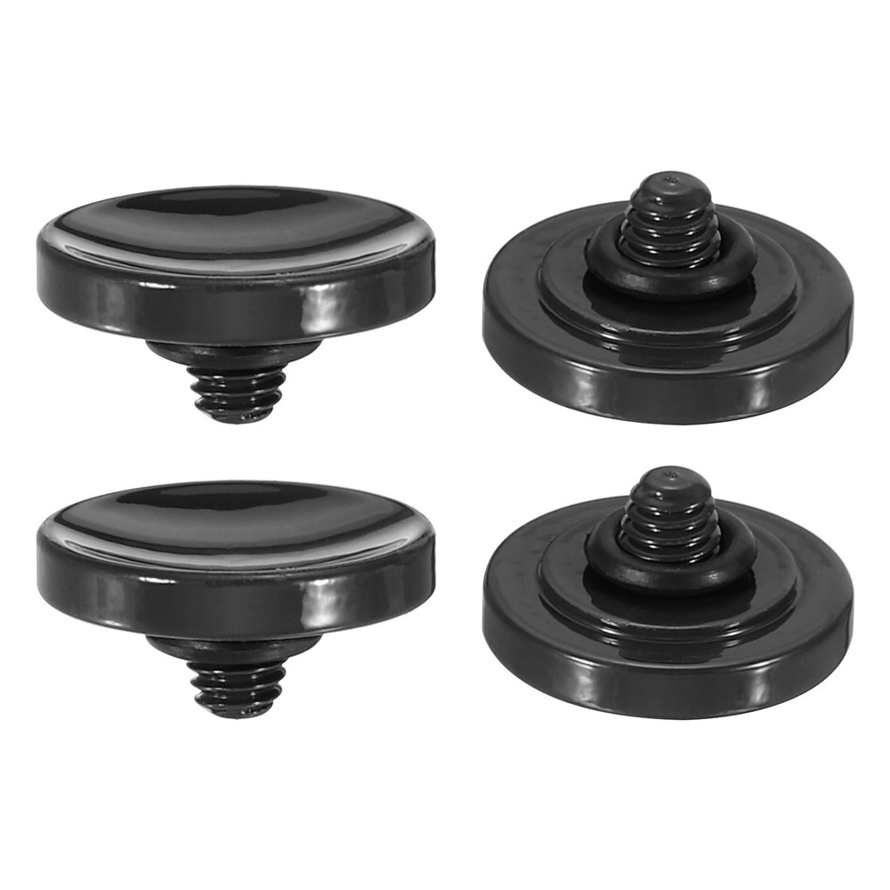 4pcs Soft Shutter Release Button Copper Camera Shutter Button Concave Black