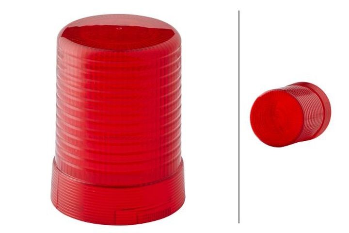 HELLA Lens, rotating beacon - Red 9EL856416-011