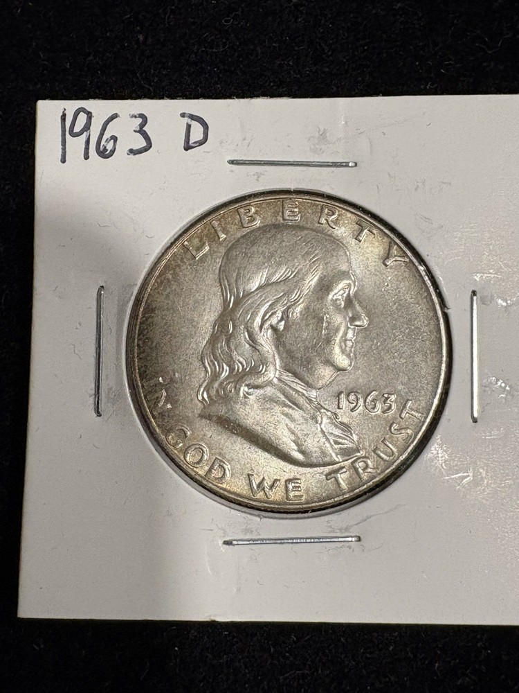 1963 D Franklin Half Dollar AU