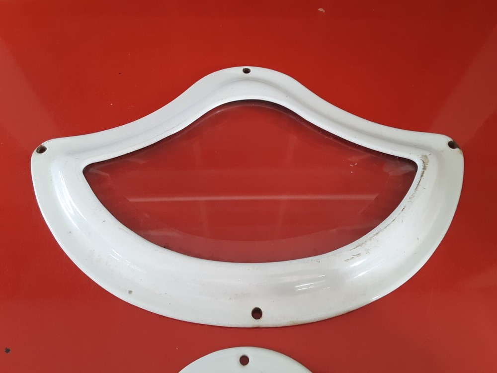 Vintage Porcelain Store Scale Window