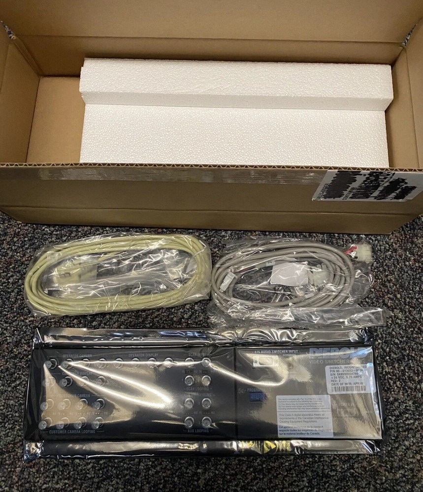 DIEBOLD Video Switcher Matrix 4x4 Vat Drive-up