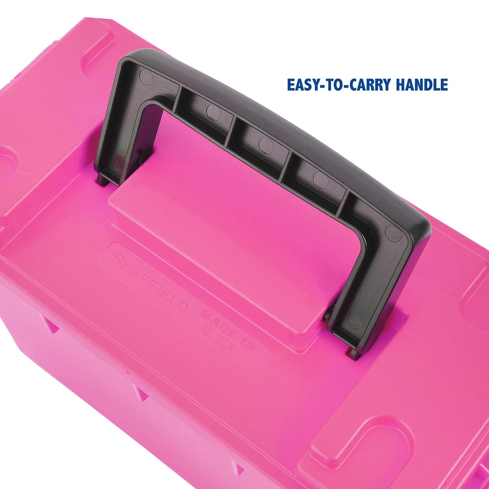 Sheffield Watertight Storage Box Secure Ammo Organizer with Carry Handle