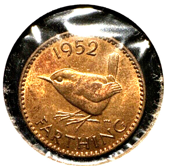 Great Britain 1952 farthing KM 867 BU