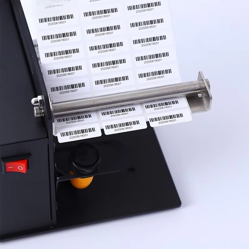 Label peeling machine, adhesive paper label tearing machine