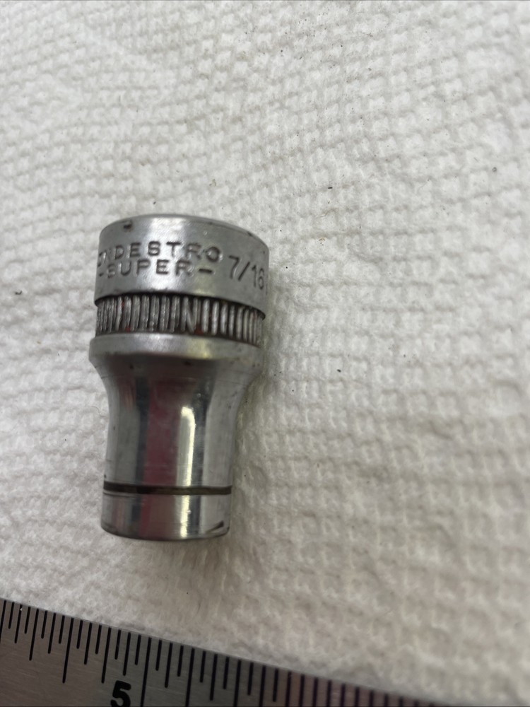 Indestro 1214 7/16” 12 Point 1/2” Drive Socket