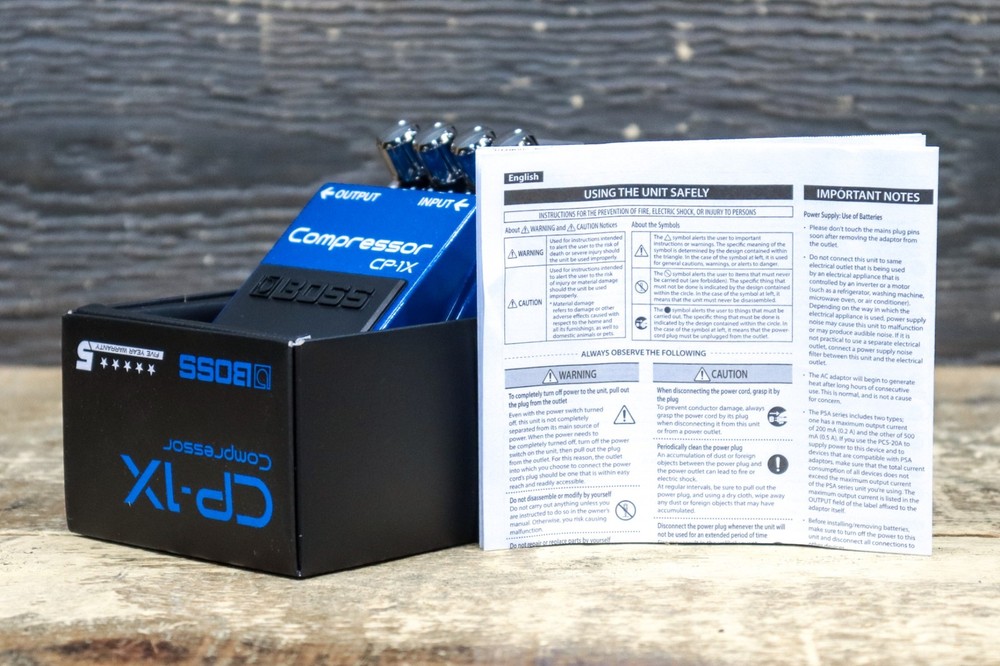 Boss CP-1X Compressor MDP Technology Multiband Compressor Guitar Effect Pedal