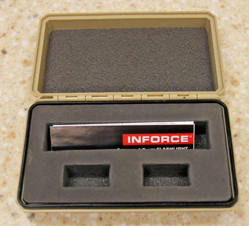 INFORCE 6 Volt Flashlight Hard Shell Storage Box