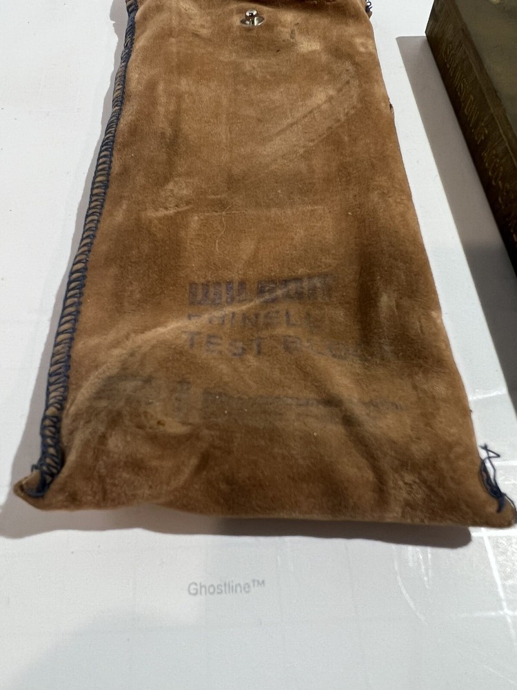 Wilson Instruments Brinell Test Block 6”x2” Brass