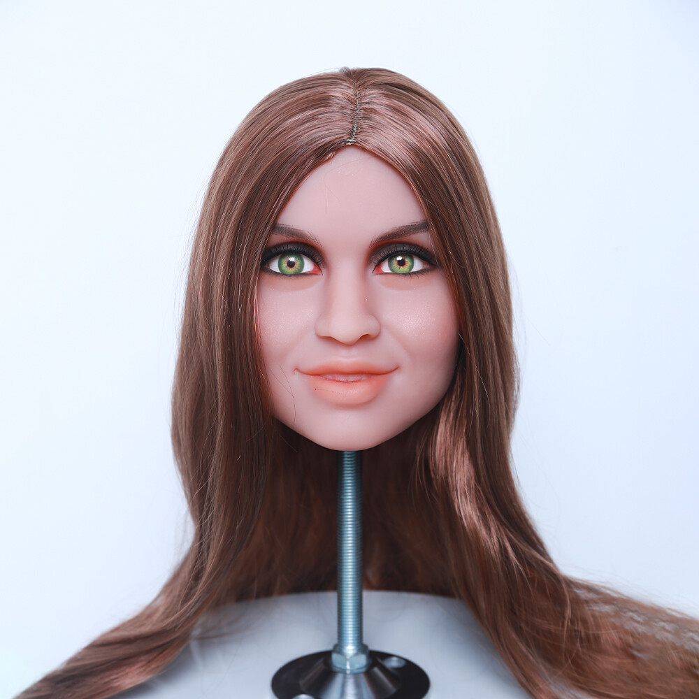 (OnlyHead)Realistic TPE Sex D-oll Head Adult Love Toys Heads for Man Sex Toys