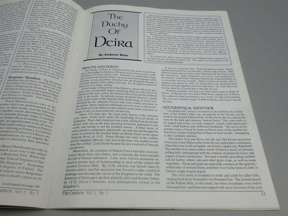 The Canticle: Issue # 1 Premier Issue