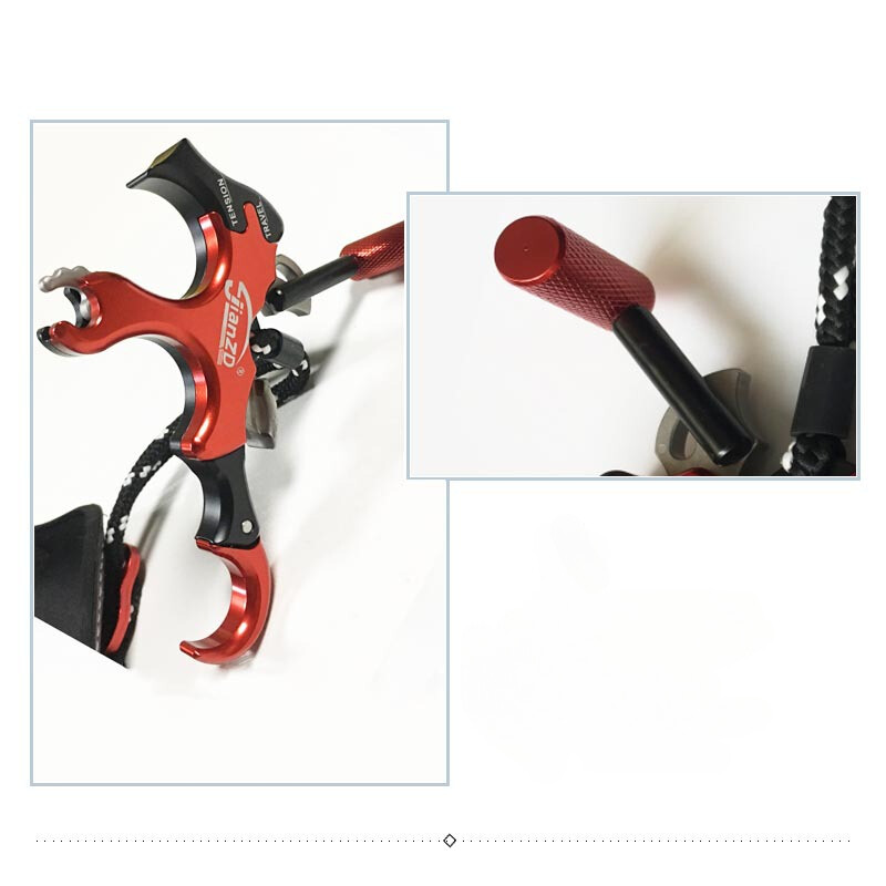 10-100LB 4 Finger Grip Thumb Trigger Archery Hunt Compound Bow Release Aid
