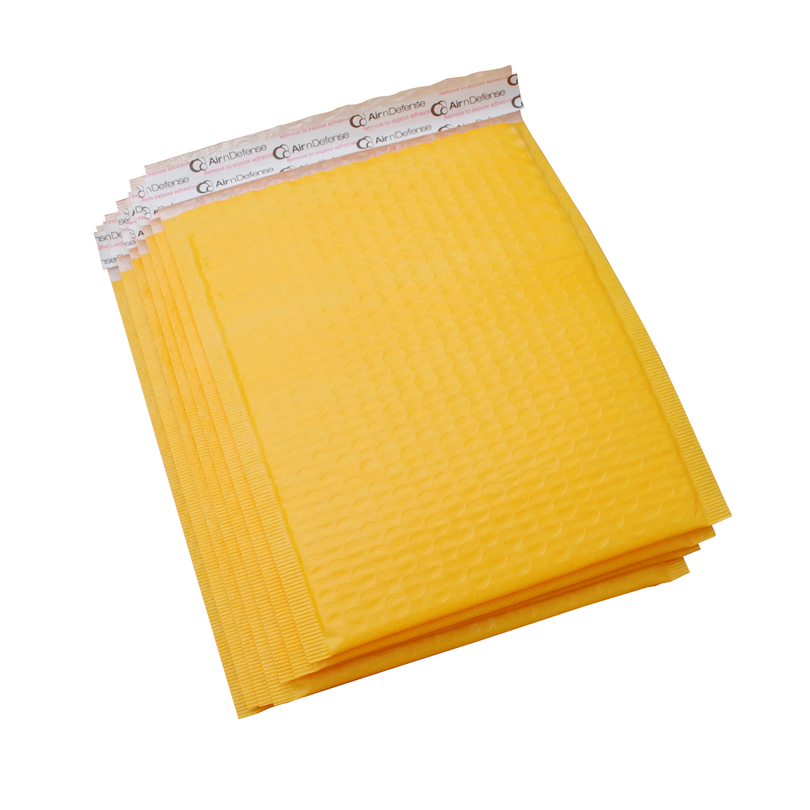 AirnDefense 1000 #000 4X8" Yellow Poly Bubble Mailers Shipping Padded Envelope