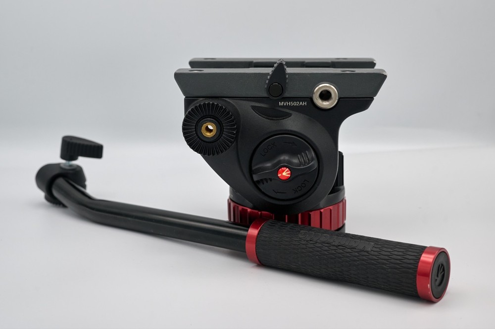 Manfrotto 502H Pro Fluid Video Head with Flat Base, Tested [Mint]