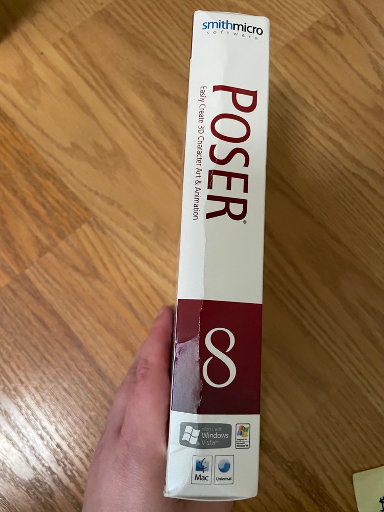 Smith Micro Poser 8 – 3D Character Design & Animation Software – PC/Mac