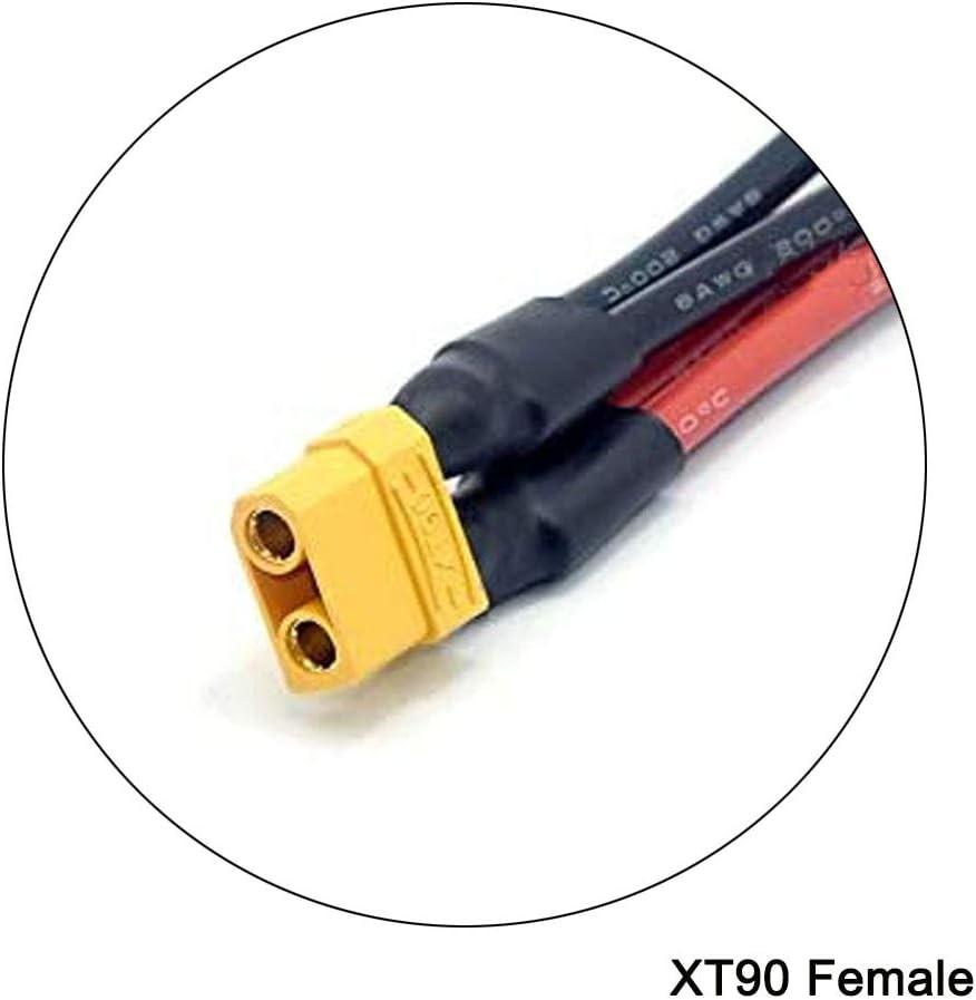 2pcs XT90 Plug Parallel Battery Connector Cable Style...