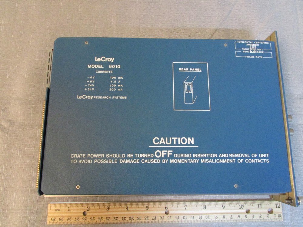 LeCroy 6010 Magic Controller NIM NIMBIN CAMAC Plugin With GPIB s/n A73058