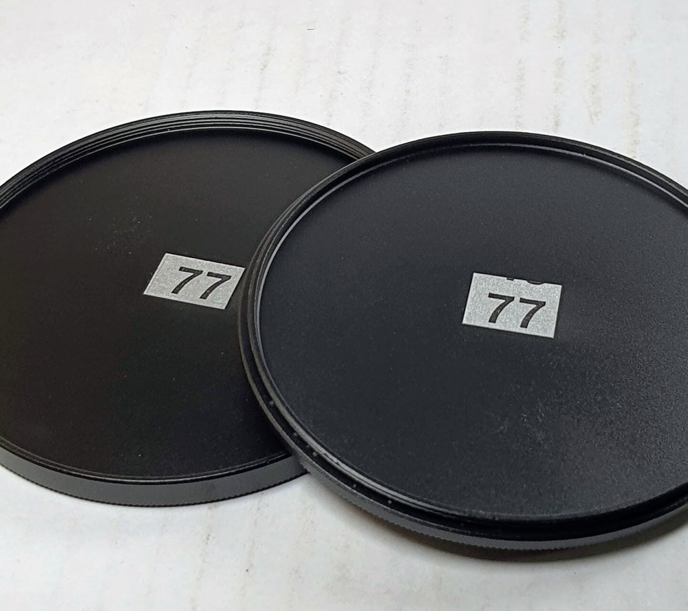 77mm Metal Stack Filter Cap Set To Stack Protect Storage Case U&S 77 mm E77