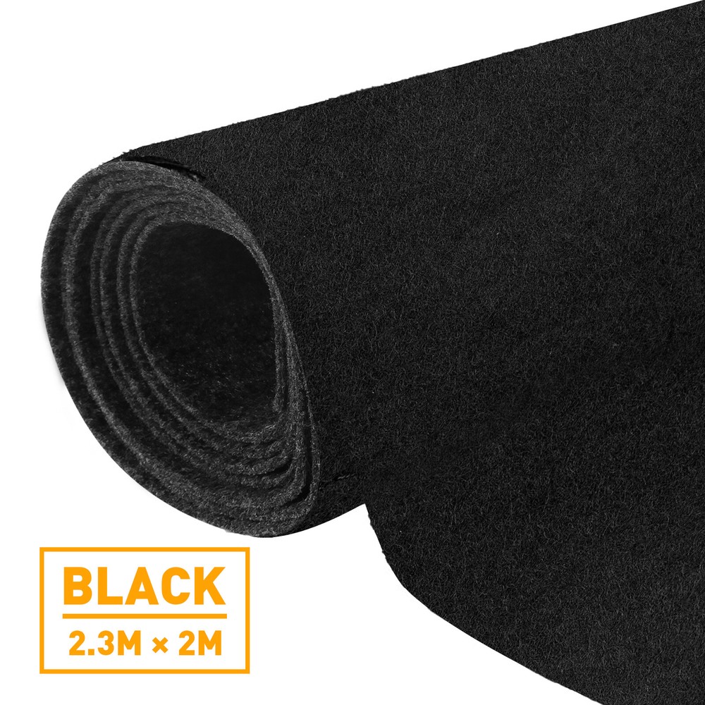 Top quality 90"X78" Dustproof Underfelt Carpet Speaker Box Dustproof Black Solid