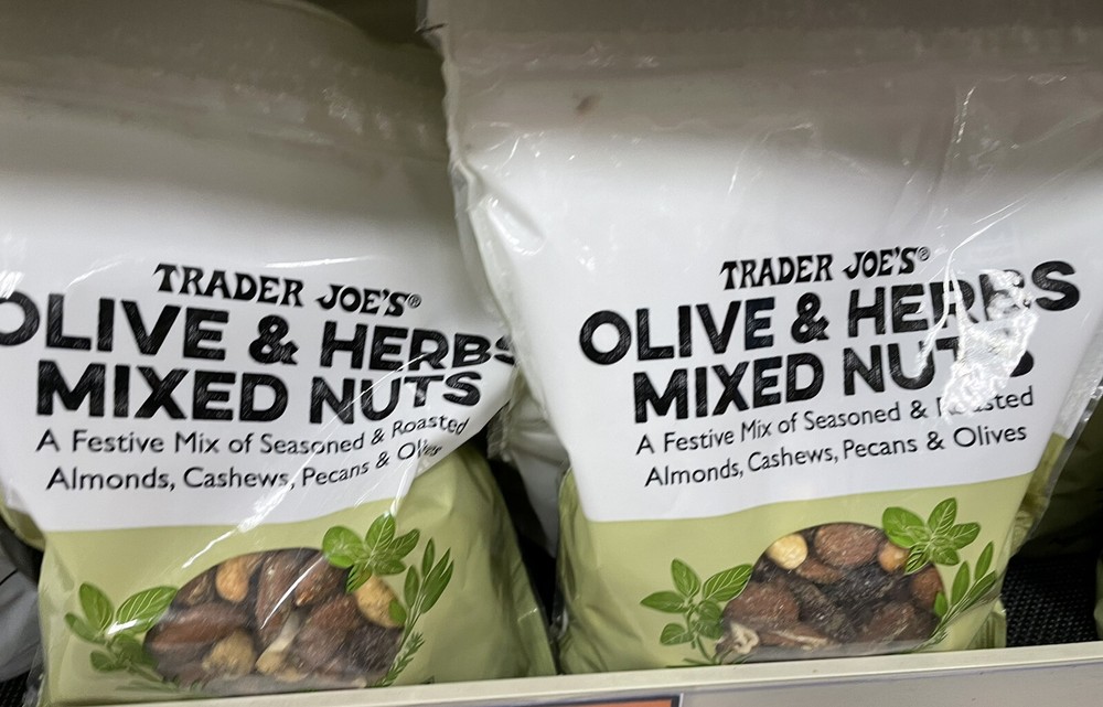 2 Packs Trader Joe's Olive & Herbs Mixed Nuts 10 OZ Each Pack