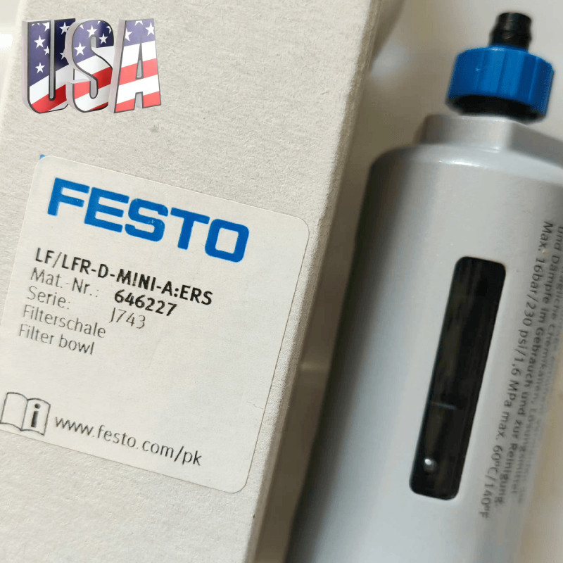 FESTO-LF/LFR-D-MINI-A:ERS 646227 1PC  Combination filter-regulator