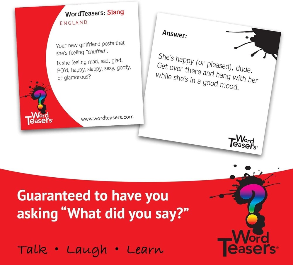 WORD TEASERS Slang