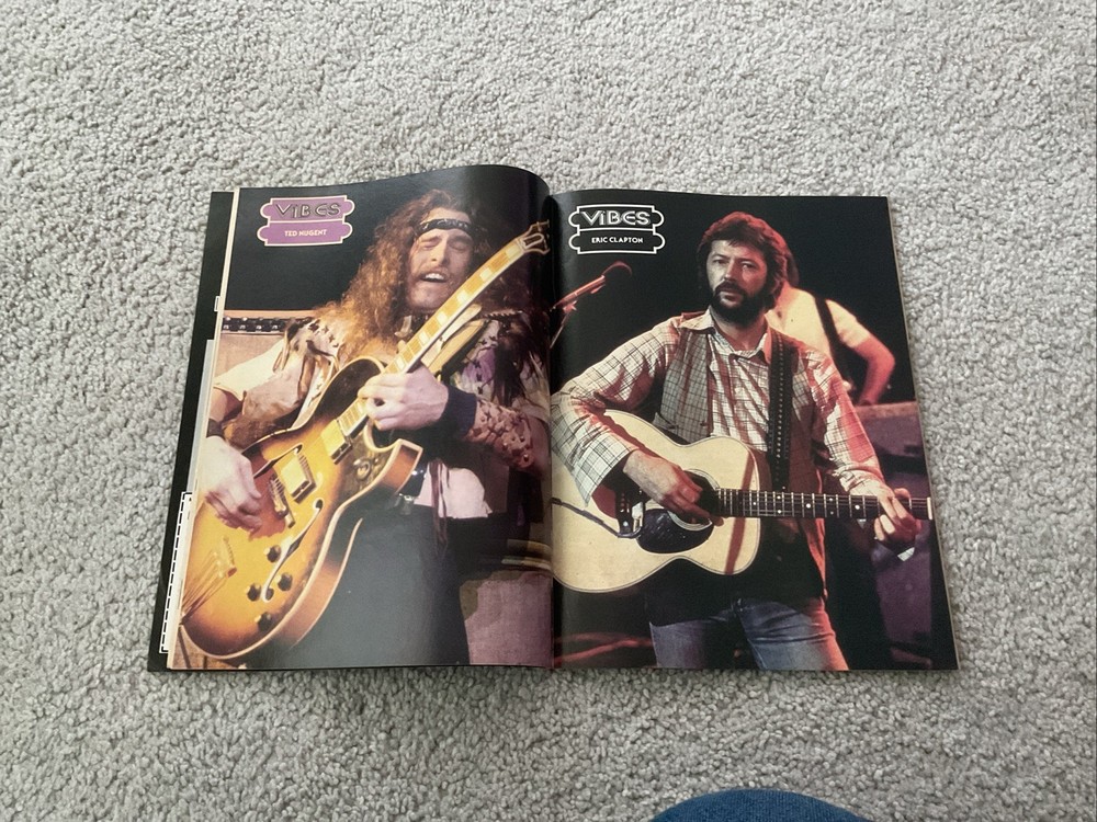 VIBES MAGAZINE 1978 LOT OF 3 KISS POSTER LED ZEPPELIN ROLLING STONES POSTER ROD