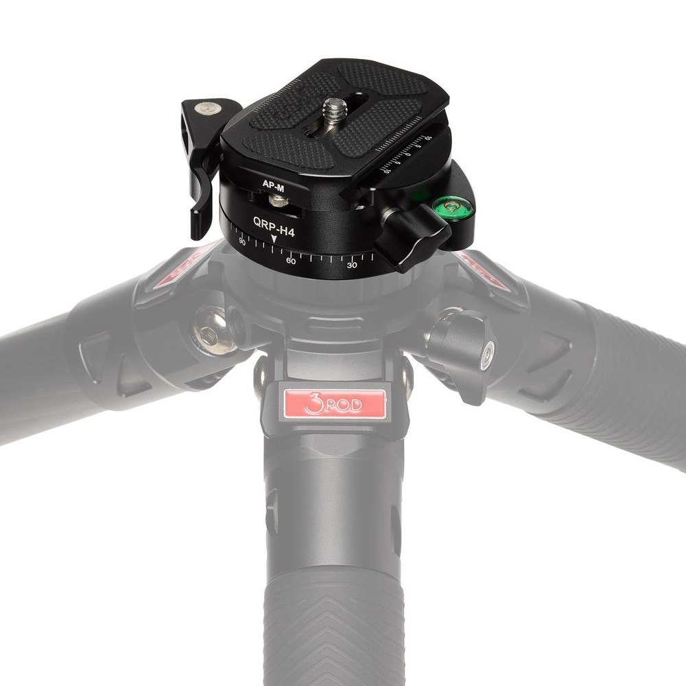 3Pod H4 JR Locking Pan Head with Arca-Type Quick Release and Lever Lock Clamp