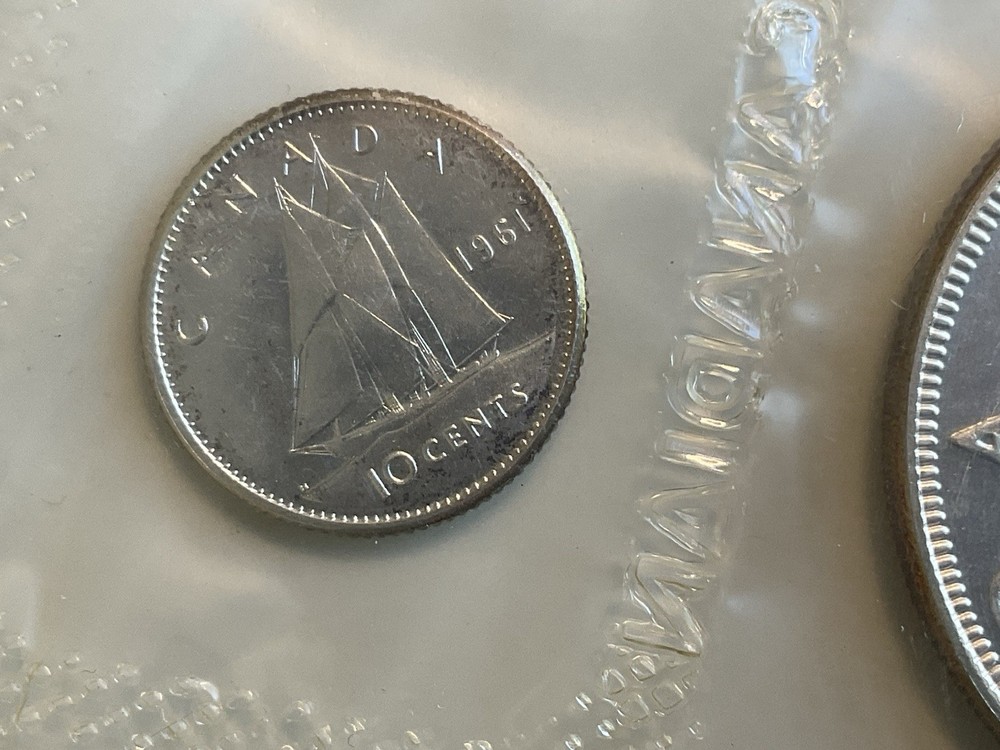 1961 Canada Royal Mint 6-Coin Set Uncirculated