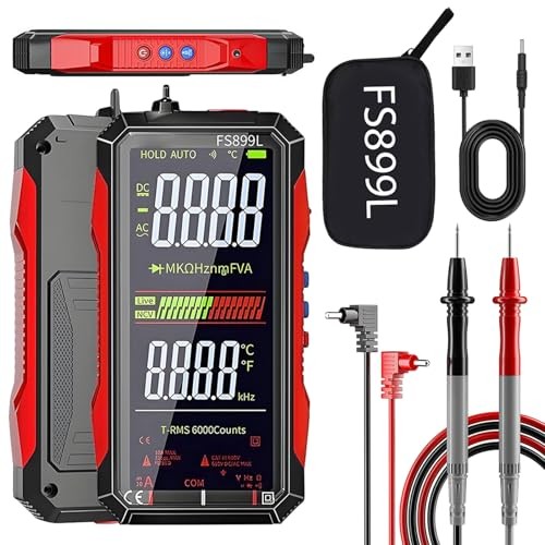 USB Rechargeable Digital Multimeter, 2026 Upgraded Fs899l Multimeter, FS899L