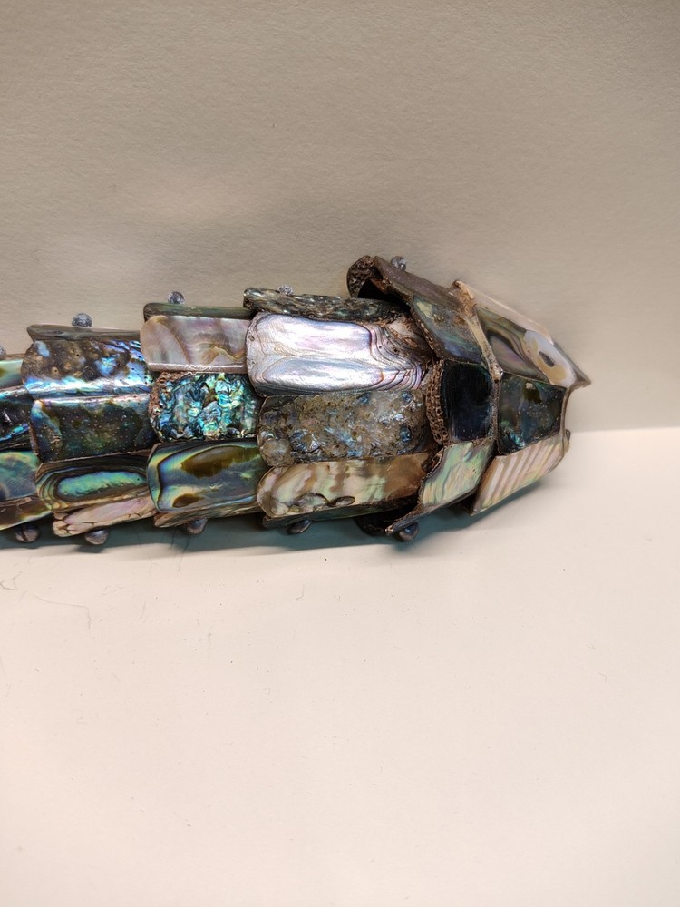 Vintage Abalone Fish Bottle Opener Articulated