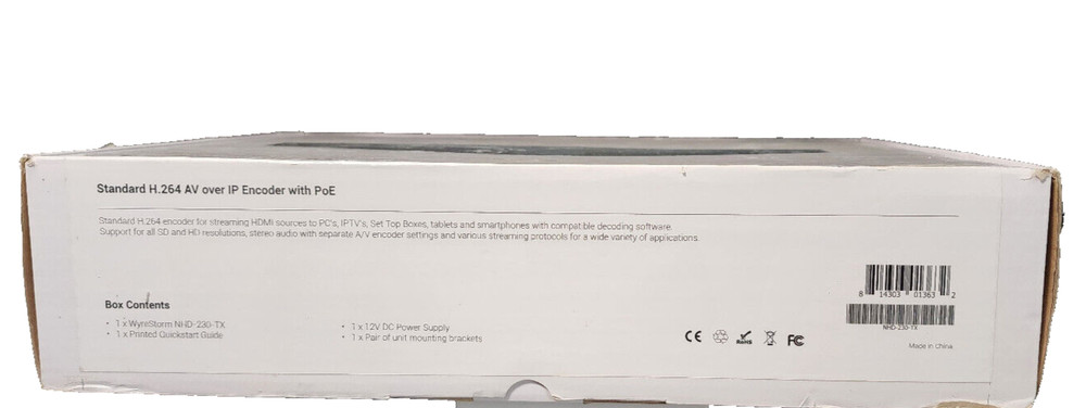 Wyrestorm NHD-230-TX NetworkHD Standard AV Over IP Encoder