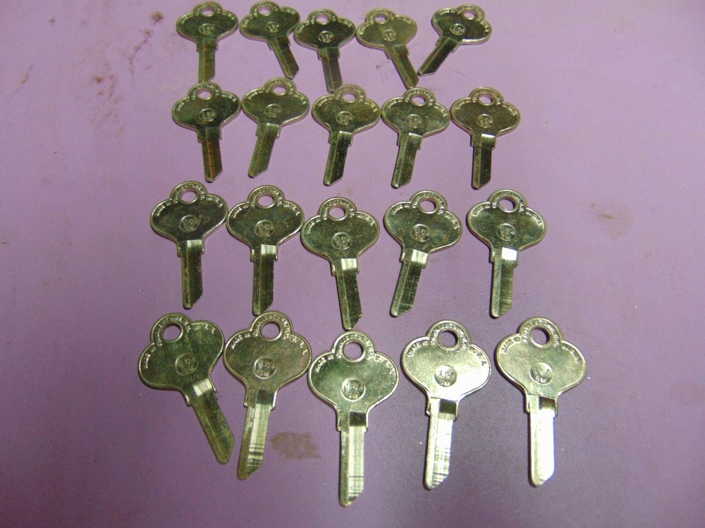 20 keys EAGLE 01014SM KEYS BLANKS UNCUT LOCKSMITH