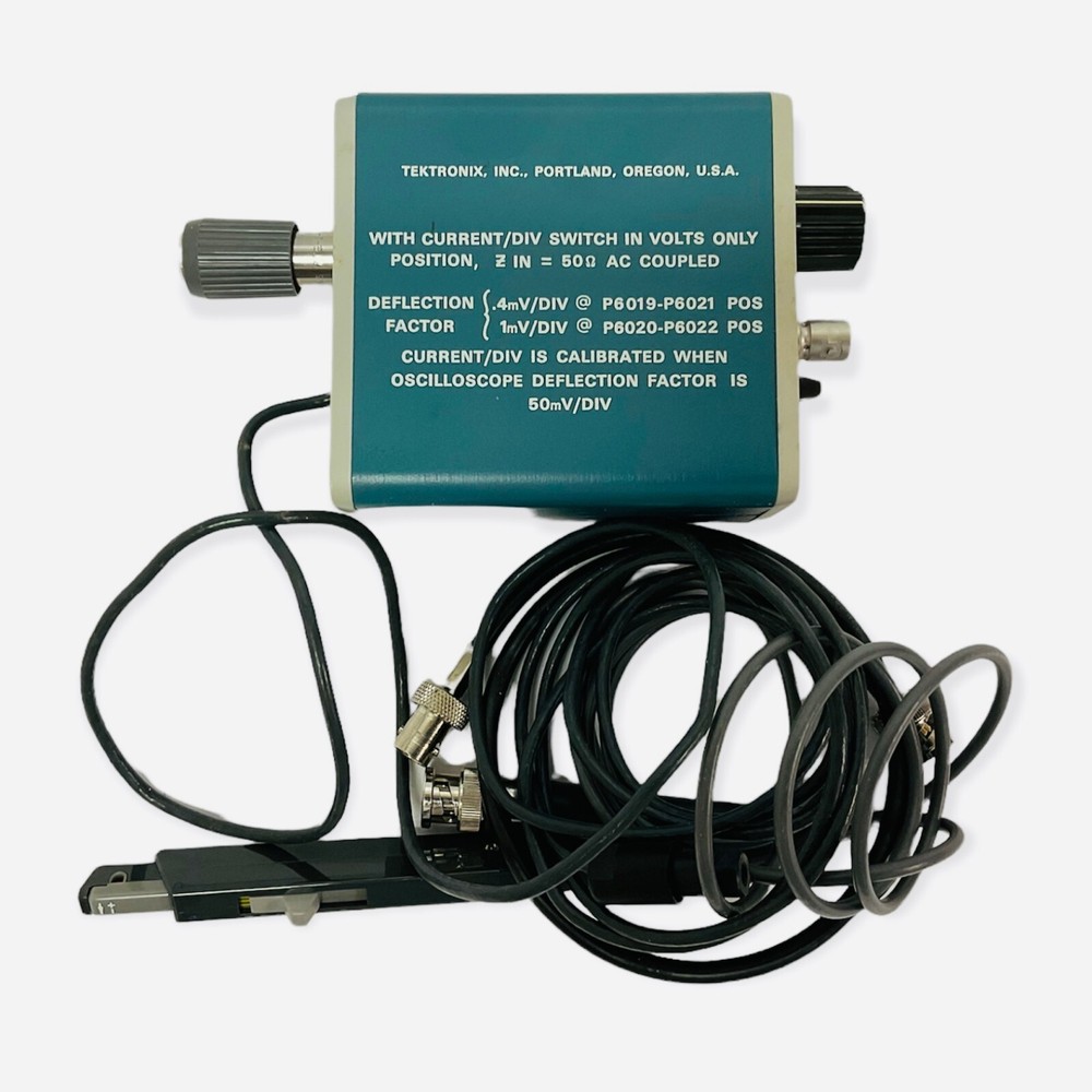 Tektronix Type 134 Current Amplifier W/ P6022 Ac Current Probe -TESTED