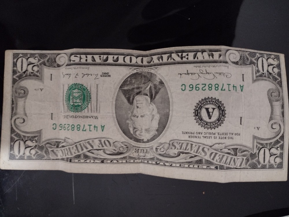 20 dollar bill error print