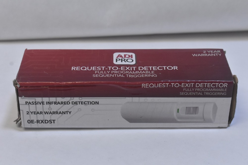ADI Pro Request To Exit Detector Fully Programmable Sequential Triggering White