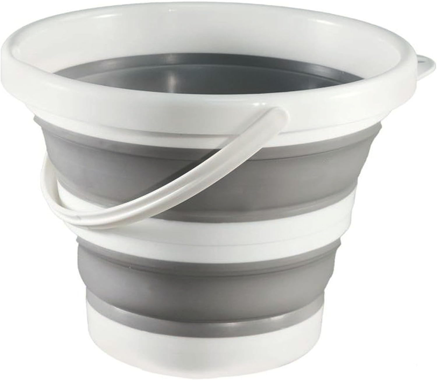 Collapsible 1.3 Gallon Water Bucket Foldable Portable for Cleaning & Outdoor Use