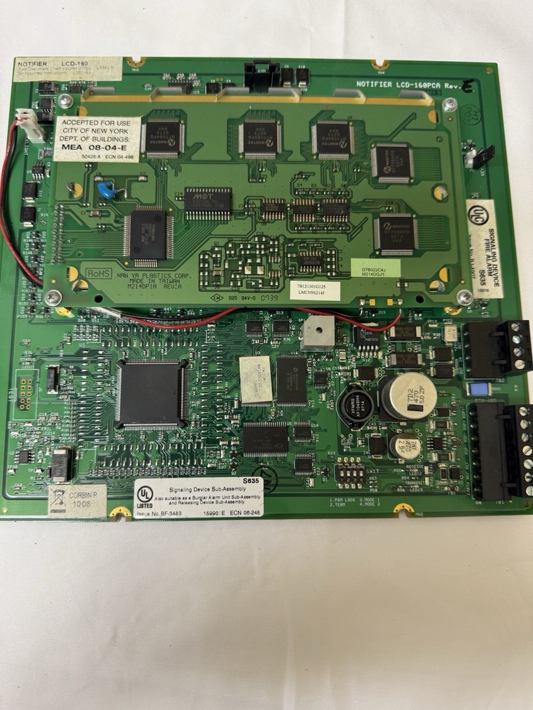 NOTIFIER LCD-160 Remote Display Annunciator