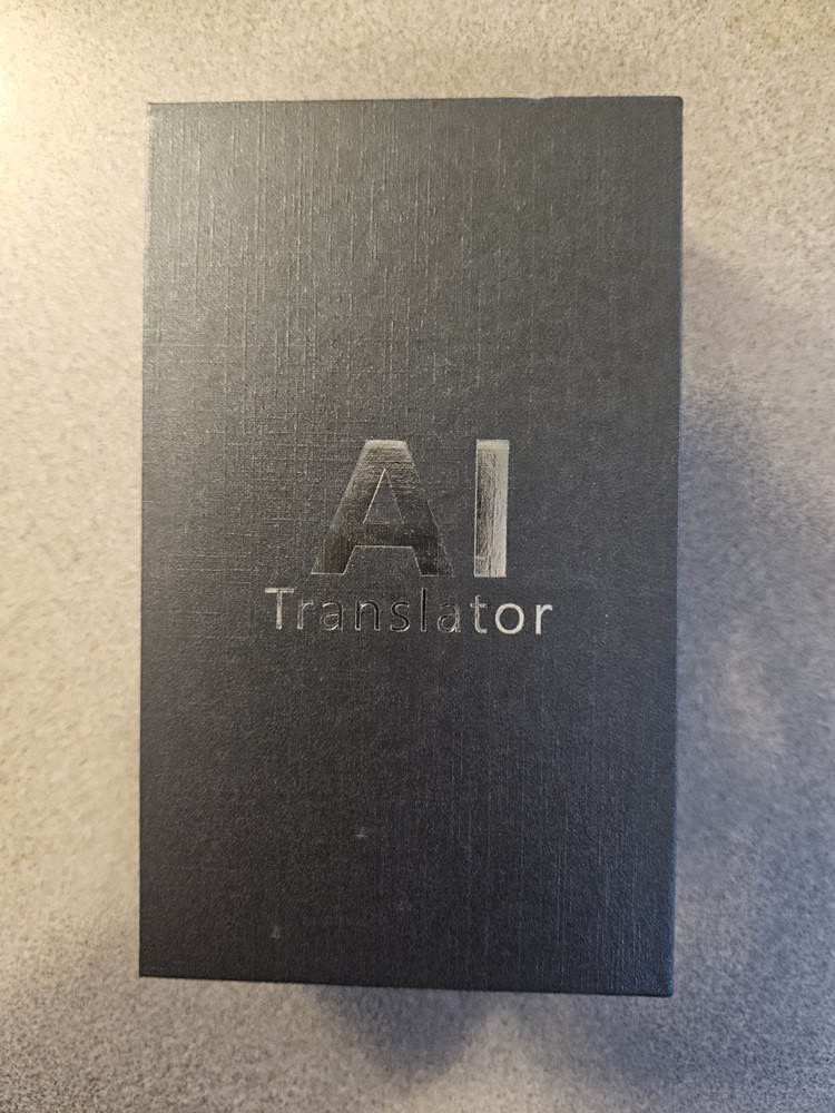 RAVIAD Intelligent AI Language translator open box