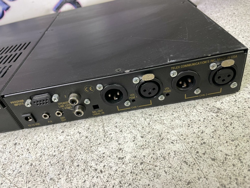 Telex Audiocom SPS2000A & US2000A Intercom Console