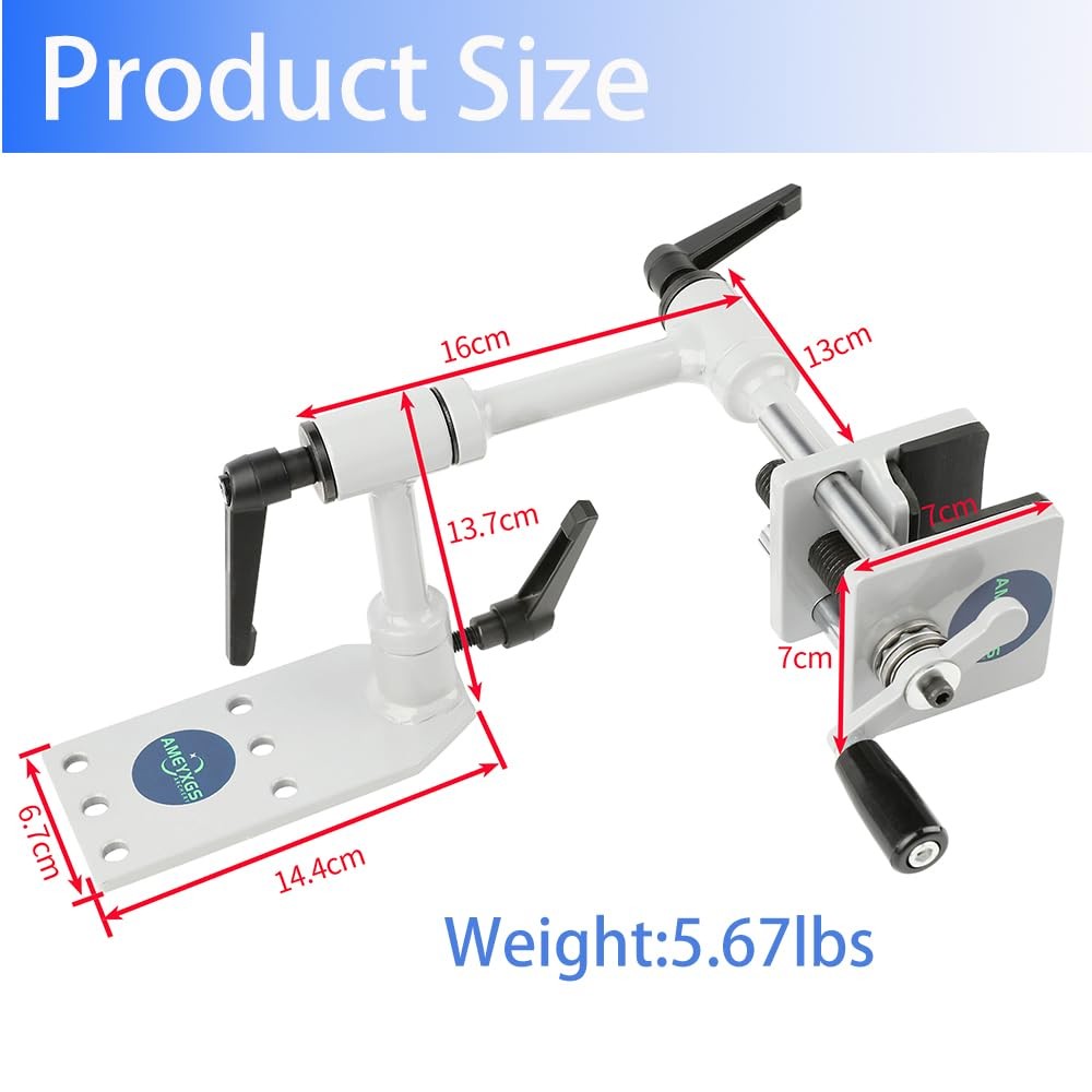 AMEYXGS Bow Vise for Compound Bow 360° Adjustable Bow Mount Tool Compound Bow...