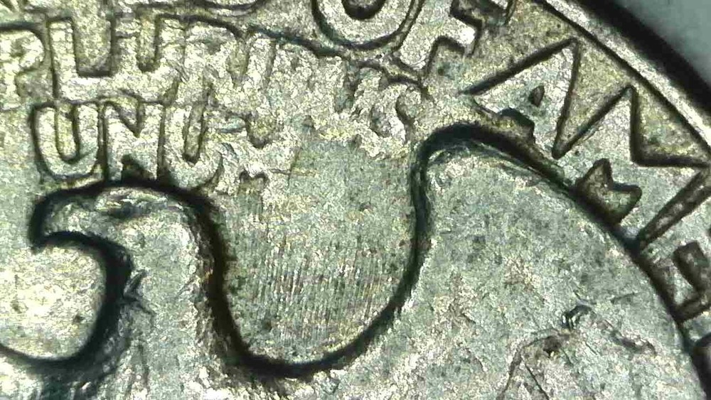 Filled In Mint 1973 D Washington Quarter, OBV REV Multiple Errors Coin