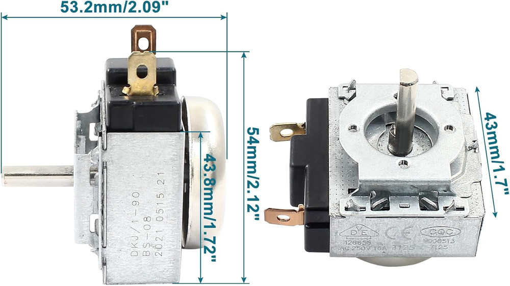 DKJ-Y 90 Minutes 15A 125V 16A 250V Delay Timer Switch Time Controller for Electr