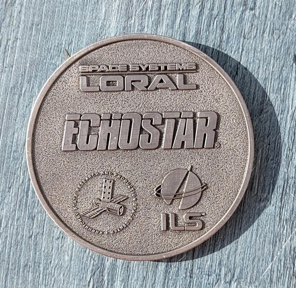 Echostar XVI Launch medallion 2012 Kazakhstan Space Systems Loral Echostar