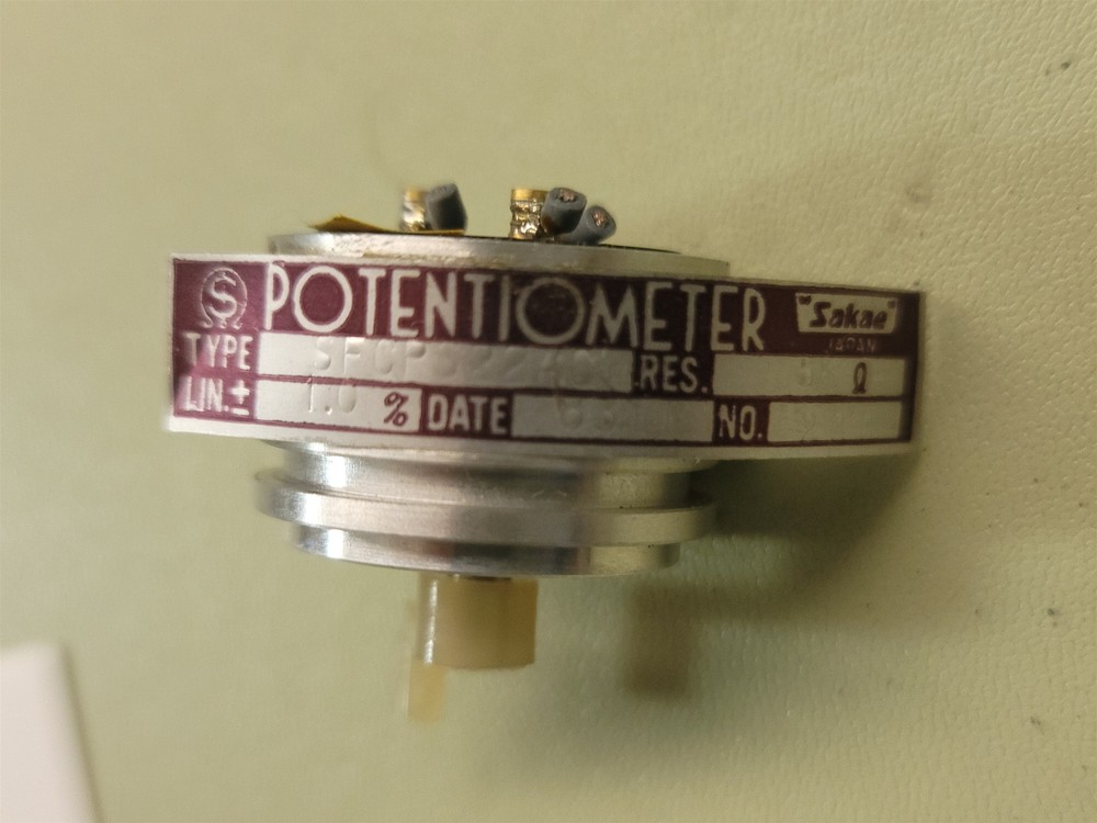 Sakae SFCPS22AC Potentiometer , 5kΩ , 1.0% Lin.±