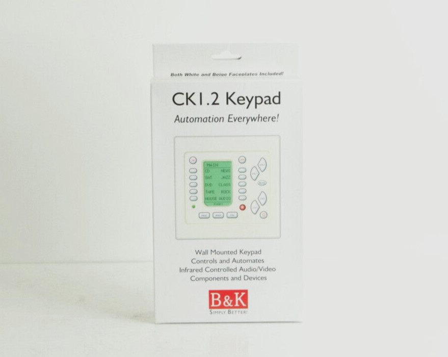 New B&K CK1.2 S2 Keypad Wall Mounted Keypad Controller